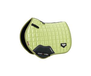 LeMieux Junior Pony Loire Jump Square - Breathable & Soft - Bamboo Lining - Saddle Pads for Horses - Equestrian Riding Equipment and Accessories - Kiwi