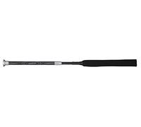 LeMieux Junior Pro Baton Horse Whip in Black with Comfortable Grip Handle, Suede Covered Gel End Pad for Jumping & General Purpose - 50 cm
