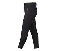 LeMieux Junior Pro Jodhpurs for Girls & Young Riders - Equestrian Riding Tights - Full Seat Youth Horseback Riding Gear (Black / 9-10 Years)