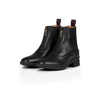 LeMieux Junior Zip Childrens Leather Paddock Boot - Black Childs 4 UK