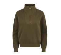 LeMieux Keira Quarter Neck Sweat - Relaxed Quarter Zip - Side Entry Pockets - Alpine - UK16