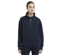 LeMieux Keira Quarter Neck Sweat - Relaxed Quarter Zip - Side Entry Pockets - Navy - UK6