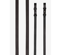 LeMieux Kris Extreme Rubber Reins - Brown/Brown Cob