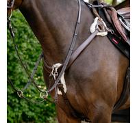 LeMieux Kudos 5 Point Bridge Breastplate - Brown - Size: Cob