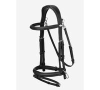 LeMieux Work Bridle – Kudos – with Flash – Black Cob