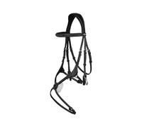 LeMieux Kudos Grackle Work Bridle - Black - X-Full