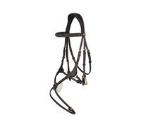 LeMieux Kudos Grackle Work Bridle - Brown - Full