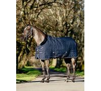 LeMieux Kudos Luxe Lined Stable Rug - Faux Fur Lined - 1000 Denier Rip Stop - Anti-static Microfibre Lining - Navy - 5ft6