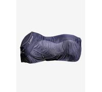 LeMieux Kudos Mesh Sports Cooler Rug - Mesh Topline Panel - Lightweight - Temperature Control - Navy - 6ft