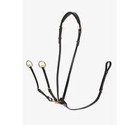 LeMieux Kudos Running Martingale - Brown/Brass Cob