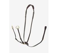 LeMieux Kudos Running Martingale - Havana/Brass Cob
