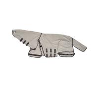 LeMieux Kudos Sweet Itch Rug Stone - Turnout Fly Rug - Durable & Lightweight - Full Belly Coverage - Stone - 7ft
