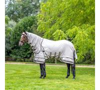 LeMieux Kudos Sweet Itch Rug Stone - Turnout Fly Rug - Durable & Lightweight - Full Belly Coverage - Stone - 7ft