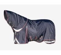 LeMieux Kudos Thermo Layer 100g Turnout Blanket - 1680D Waterproof Outer - Detachable Neck Included - Navy - 81"