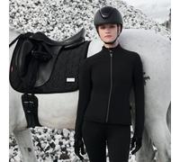 LeMieux UK10 Ladies Aspen Brushed Zip Through Jacket Black - Black