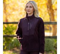 LeMieux Ladies Clara Hybrid Fleece - Damson - Burgundy - Size: UK8
