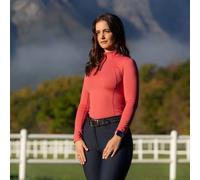 LeMieux Ladies Classique Base Layer - Cranberry - Womens Horse Riding Base Layer Tops - Red - Size: UK14