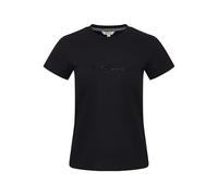 LeMieux Ladies Classique Sparkle T-Shirt - Comfortable Classic Fit - Sweat Wicking Fabric - Black - UK8