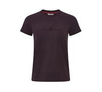 LeMieux Ladies Classique Sparkle T-Shirt - Comfortable Classic Fit - Sweat Wicking Fabric - Damson - UK8