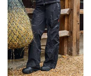 LeMieux Ladies DryTex Stormwear Waterproof Trousers - Black - Size: UK8