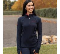 LeMieux Ladies Frances Quarter Zip Fleece - Navy - Navy - Size: UK8