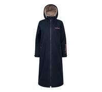 LeMieux Ladies HydroShield Robe - Full-length - Waterproof to 12,000mm - Perfect for Yard Chores or Riding - Detachable Hood - Navy - UK6