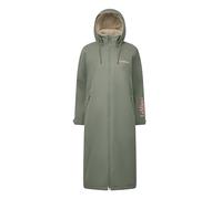 LeMieux Ladies HydroShield Robe - Full-length - Waterproof to 12,000mm - Perfect for Yard Chores or Riding - Detachable Hood - Rosemary - UK16