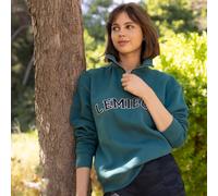 LeMieux Ladies Kelsie Quarter Neck Sweat - Jungle - Green - Size: UK14