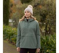 LeMieux Ladies Phoebe Half Zip Waterproof Anorak - Rosemary Jacket - Green - Size: UK16
