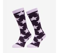 LeMieux Ladies Sasha Star Fluffies Socks - Purple - Size: Small