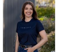 LeMieux Ladies Sports T-Shirt - Navy - Size: UK8