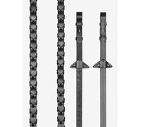 LeMieux Leather Laced Reins (Black, Cob)