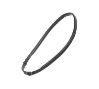 LeMieux Leather Neck Strap - Pre-Oiled Leather - Provides Extra Security in Saddle - One Size - Black