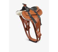 Lemieux Lemieux Mini Western Leather Toy Pony Saddle