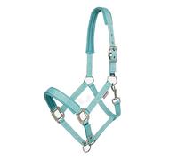 LeMieux Logo Headcollar - Breathable Mesh Padding - Adjustable - Lagoon - Cob