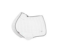 LeMieux Loire Classic Close Contact Saddle Pad Square - High Wither - Breathable - White/Black - Large
