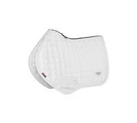LeMieux Loire Classic Close Contact Saddle Pad Square - High Wither - Breathable - White - Small/Medium