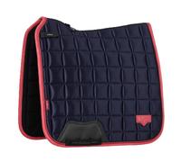 LeMieux Dressage Loire Classic Square Saddle Pad - Saddle Pads for Horses - Equestrian Riding Equipment and Accessories (White - Large)