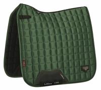LeMieux Dressage Loire Classic Square Saddle Pad - Saddle Pads for Horses - Equestrian Riding Equipment and Accessories (Hunter Green - Large)