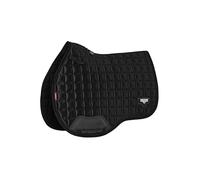LeMieux Loire Classic GP Square - Equestrian Saddle Pad - Girth Protection Area - Black - Small/Medium