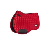 LeMieux Loire Classic GP Square - Equestrian Saddle Pad - Girth Protection Area - Chilli Red - Large