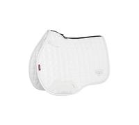 LeMieux Loire Classic GP Square - Equestrian Saddle Pad - Girth Protection Area - White - Large