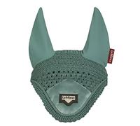 LeMieux Loire Fly Hood for Horses - Sage - Stylish Hand Knitted Crotchet - Soft & Stretchy - Large