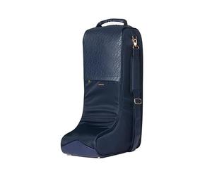 LeMieux Luxe Boot Bag - Navy - Perfect for Storing Riding Boots - Super Soft Lining