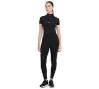LeMieux Lydia Mesh Legging - Silicone Knee - Lightweight Mesh Panels - Riding Breeches - Black - UK8