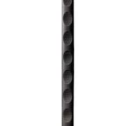 LeMieux Magna Grip Rubber Reins - Textured Thumb Shape Grip - Martingale Stoppers - Black/Silver - Full