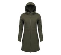 LeMieux Maisie Lightweight Riding Jacket in Forest - Waterproof - 2 Way Zip - Taped Seams - Coat with Side Vents & Removable Hood - UK 10