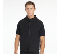 LeMieux Mens Fleece Gilet - Two-way Zip - Super soft - Black - Medium
