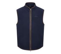 LeMieux Mens Fleece Gilet - Two-way Zip - Super soft - Navy - Medium