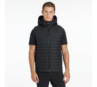 LeMieux Mens Hooded Puffer Gilet Black - Black - Size: X Large